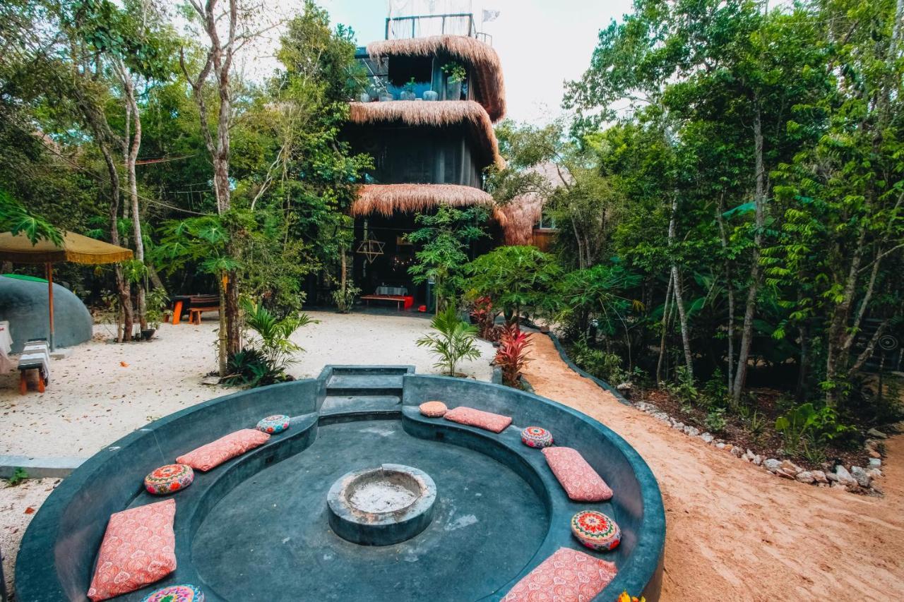 Casa Del Arbol At Villa Duendes Akumal Eksteriør billede